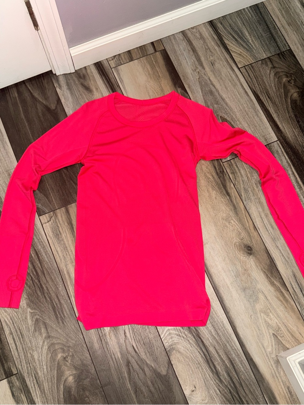 Lululemon swiftly long sleeves with thumb  Hot Pink Women's Athletic
